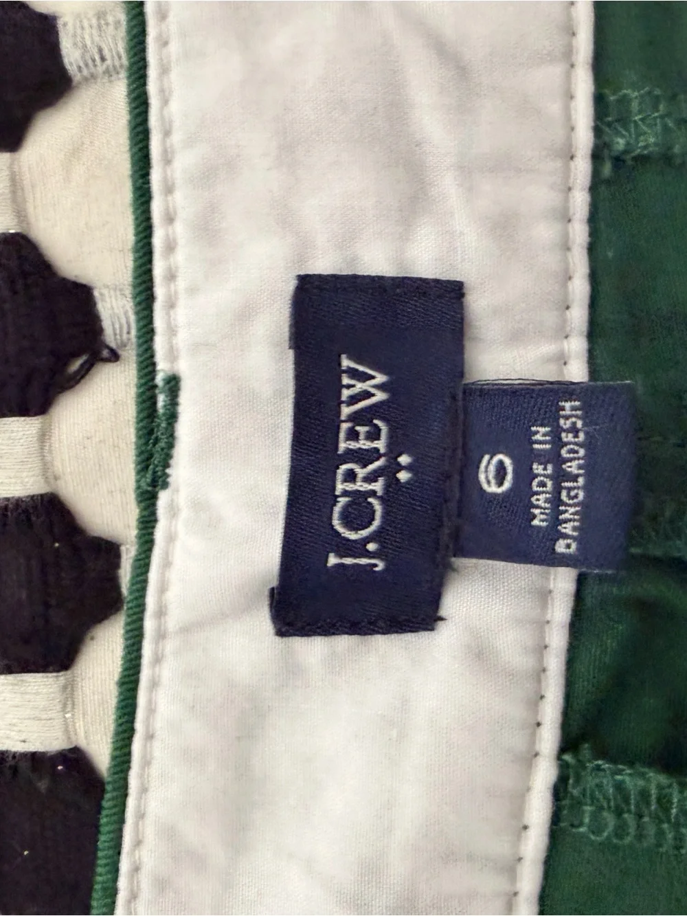 J. Crew Green Women’s Chino Shorts